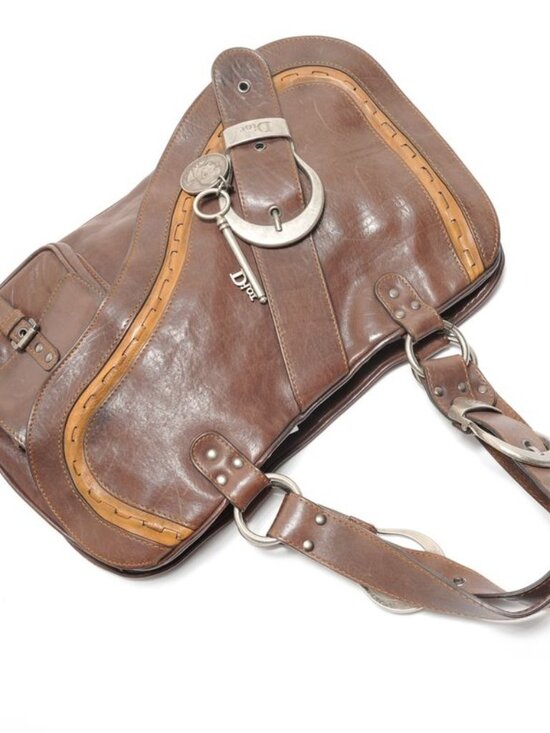 Dior Shoulder Bag Gaucho Leather - Picture 8 of 10